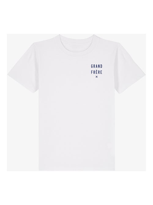 Tshirt Kinder GRAND FRÈRE X CŒUR WAF - Kiabi