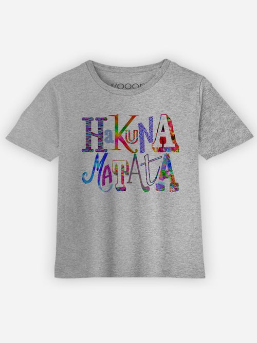Tshirt Kinder HAKUNA MATATA COLOR - Kiabi Tshirt Kinder HAKUNA MATATA COLOR - Kiabi