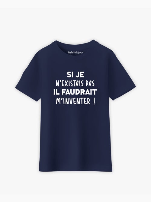 Tshirt Kinder IL FAUDRAIT M'INVENTER - Kiabi Tshirt Kinder IL FAUDRAIT M'INVENTER - Kiabi