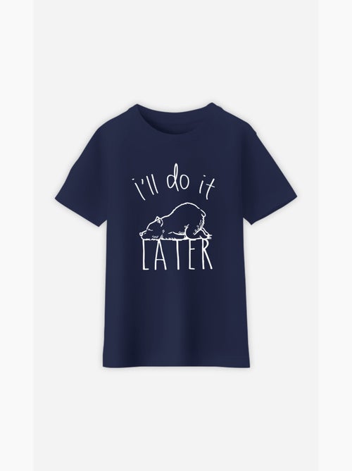 Tshirt Kinder I'LL DO IT LATER - Kiabi Tshirt Kinder I'LL DO IT LATER - Kiabi