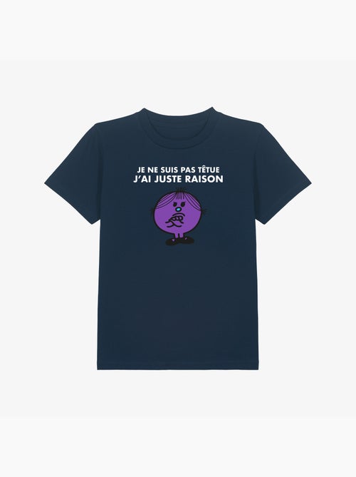 Tshirt Kinder JE NE SUIS PAS TETUE J AI JUSTE RAISON - Kiabi