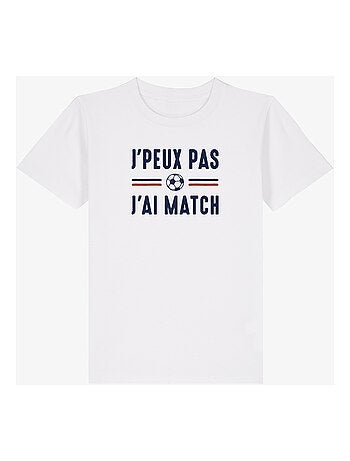 Tshirt Kinder JE PEUX PAS J'AI MATCH