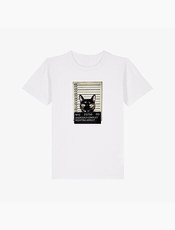 Tshirt Kinder KITTY MUGSHOT