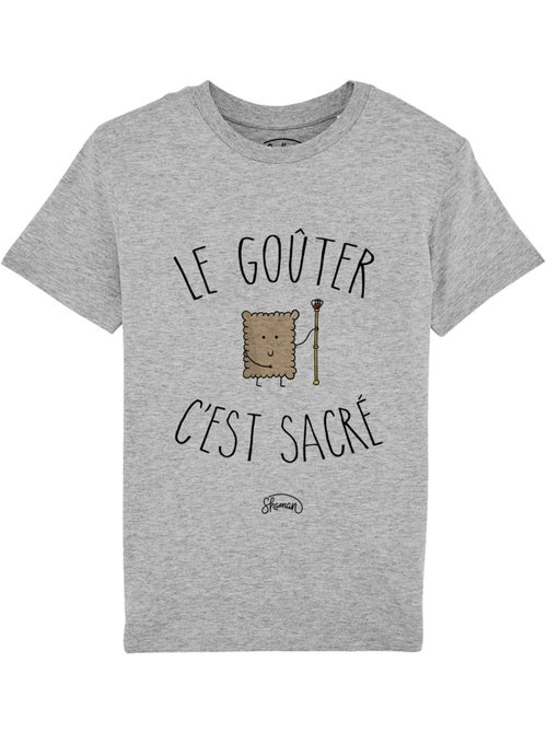 Tshirt Kinder LE GOUTER C'EST SACRE - Kiabi