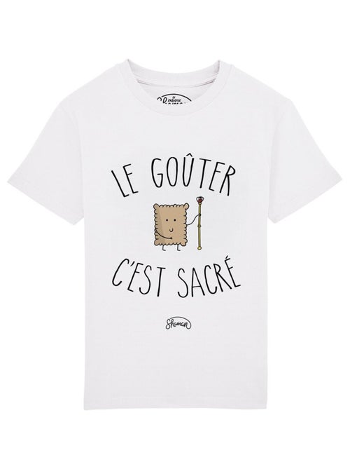 Tshirt Kinder LE GOUTER C'EST SACRE - Kiabi