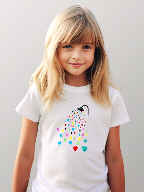 Tshirt Kinder LOVE SHOWER - Kiabi Tshirt Kinder LOVE SHOWER - Kiabi