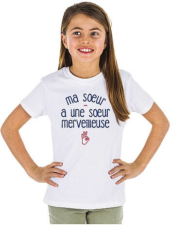 Tshirt Kinder MA SŒUR A UNE SŒUR MERVEILLEUSE