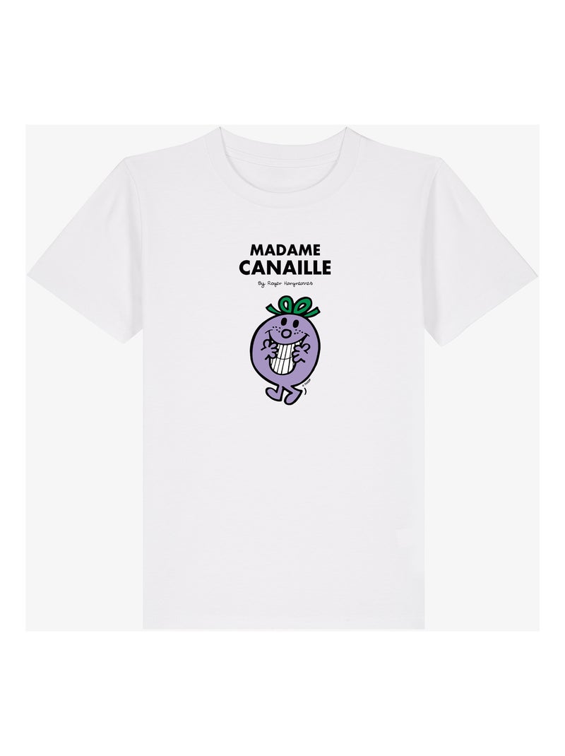 Tshirt Kinder MADAME CANAILLE Wit - Kiabi