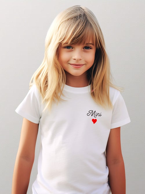 Tshirt Kinder MINI CŒUR - Kiabi Tshirt Kinder MINI CŒUR - Kiabi