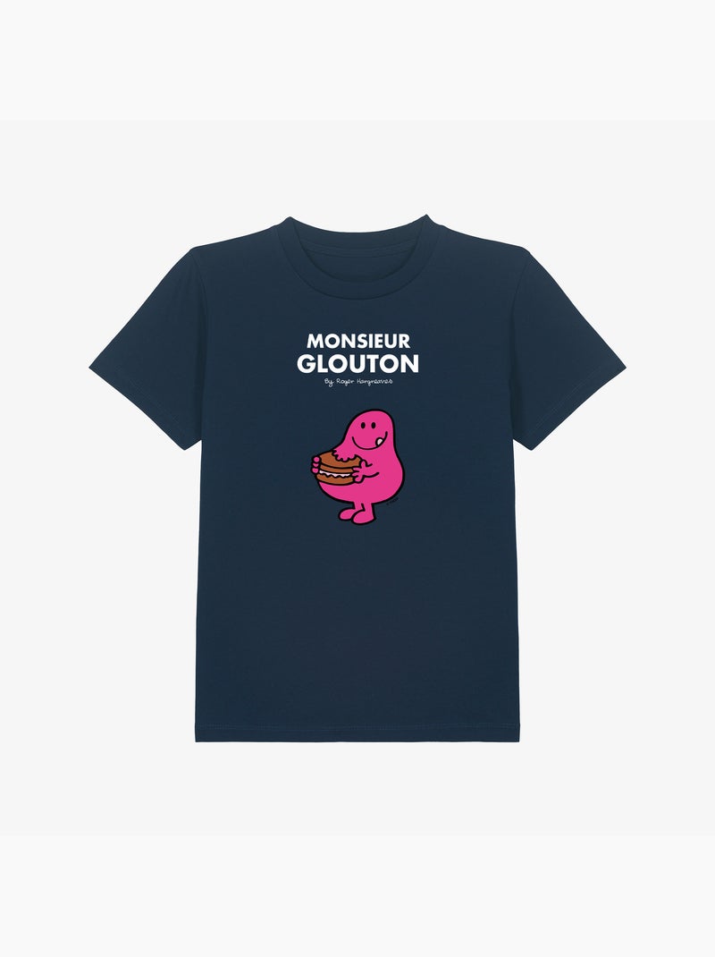 Tshirt Kinder MONSIEUR GLOUTON Marineblauw - Kiabi