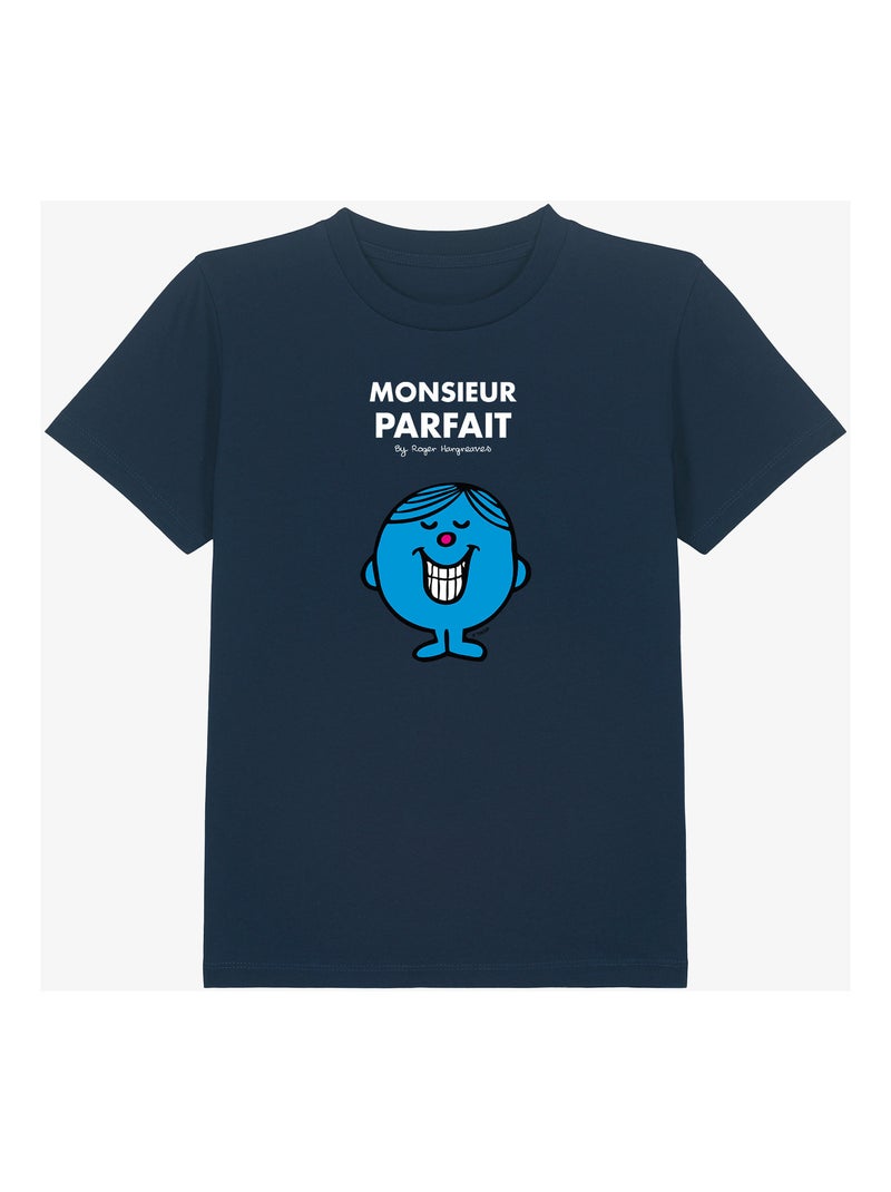 Tshirt Kinder MONSIEUR PARFAIT Marineblauw - Kiabi