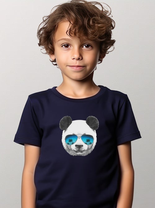 Tshirt Kinder PANDA SUNGLASSES - Kiabi Tshirt Kinder PANDA SUNGLASSES - Kiabi