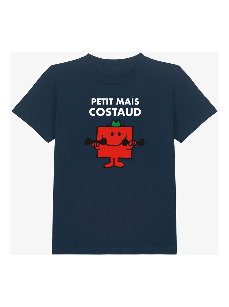 Tshirt Kinder PETIT MAIS COSTAUD Marineblauw - Kiabi