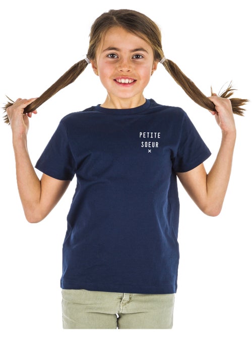 Tshirt Kinder PETITE SŒUR X CŒUR WAF - Kiabi Tshirt Kinder PETITE SŒUR X CŒUR WAF - Kiabi