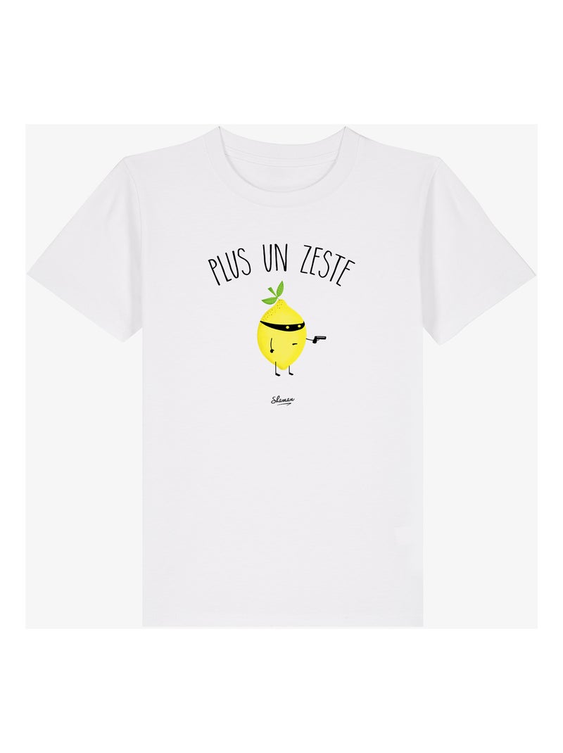 Tshirt Kinder PLUS UN ZESTE Wit - Kiabi