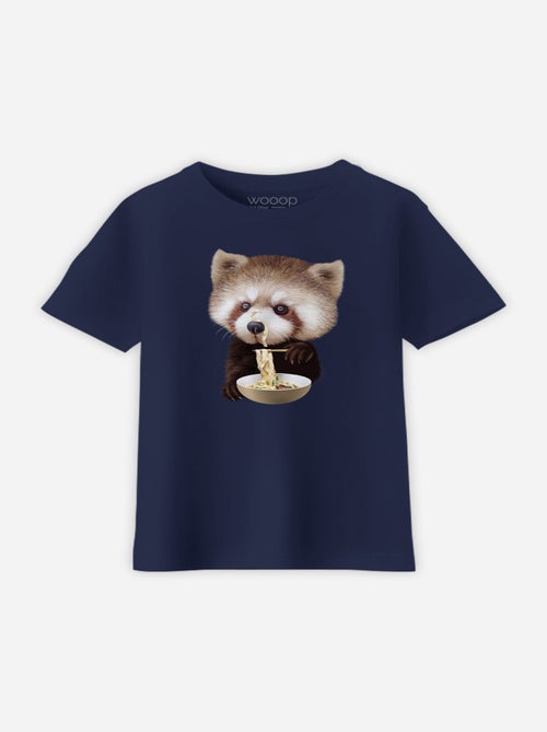 Tshirt Kinder RED PANDA LOVES NOODLES - Kiabi Tshirt Kinder RED PANDA LOVES NOODLES - Kiabi