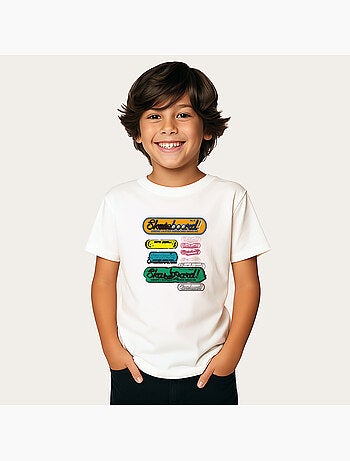 Tshirt Kinder SKATEBOARD! MAGAZINE MORE STATIC