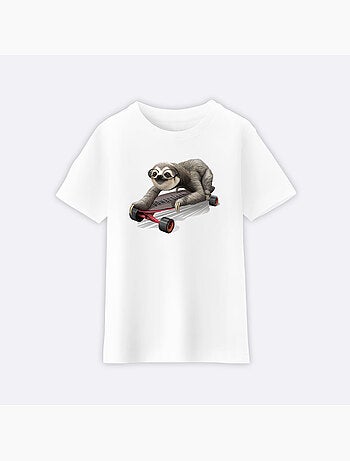 Tshirt Kinder SKATEBOARD SLOTH