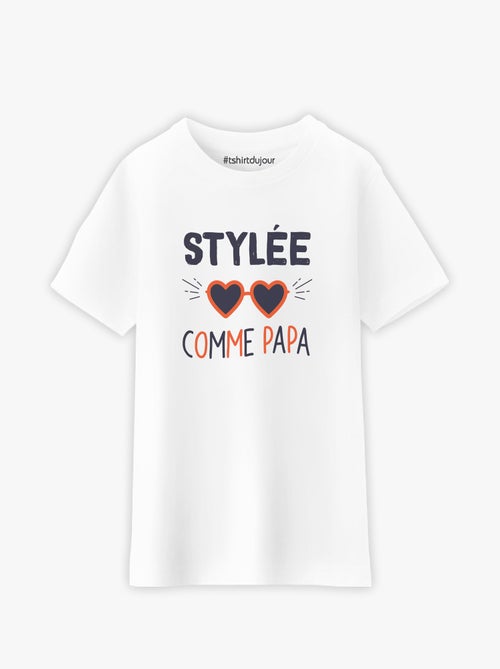 Tshirt Kinder STYLÉE COMME PAPA - Kiabi Tshirt Kinder STYLÉE COMME PAPA - Kiabi