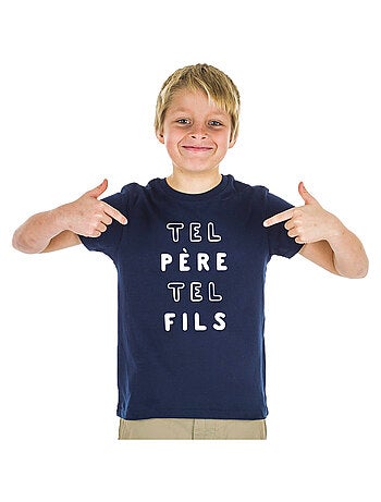 Tshirt Kinder TEL PÈRE TEL FILS 2 MPT