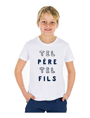 Tshirt Kinder TEL PÈRE TEL FILS 2 MPT
