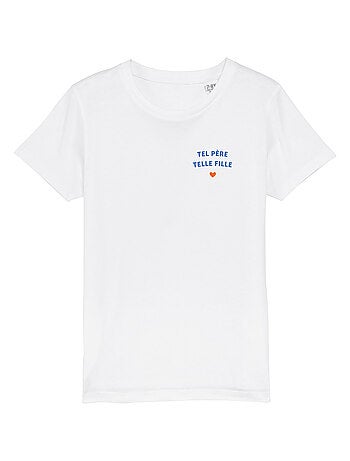 Tshirt Kinder TEL PÈRE TELLE FILLE CŒUR