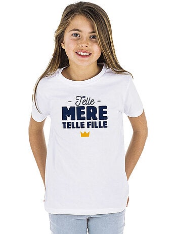 Tshirt Kinder TELLE MÈRE TELLE FILLE