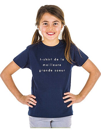 Tshirt Kinder Tshirt Kinder DE LA MEILLEURE GRANDE SŒUR 2 MPT
