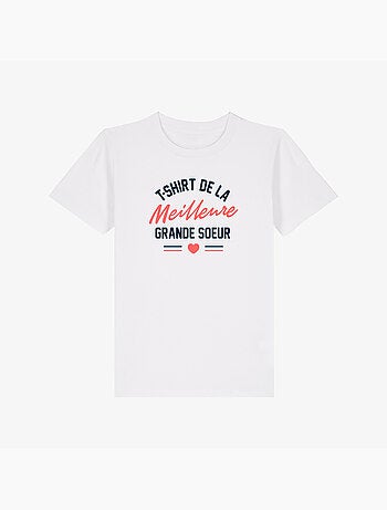 Tshirt Kinder Tshirt Kinder DE LA MEILLEURE GRANDE SŒUR