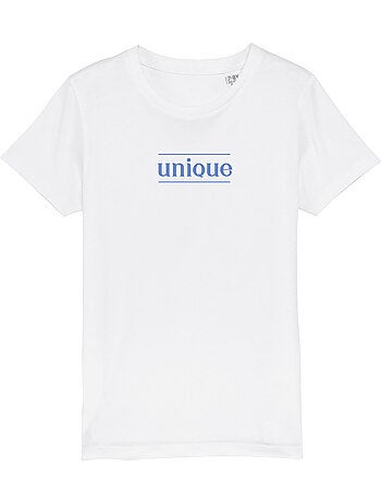 Tshirt Kinder UNIQUE WAF BLEU
