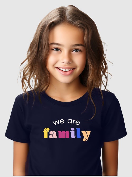 Tshirt Kinder WE ARE FAMILY - Kiabi Tshirt Kinder WE ARE FAMILY - Kiabi