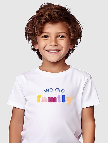 Tshirt Kinder WE ARE FAMILY