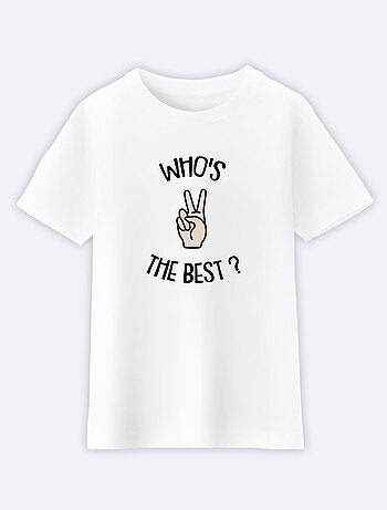 Tshirt Kinder WHOS THE BEST