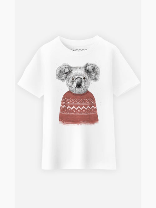 Tshirt Kinder WINTER KOALA RED - Kiabi Tshirt Kinder WINTER KOALA RED - Kiabi