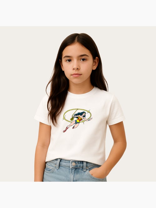 Tshirt Kinder WONDER WOMAN LASSO OF TRUTH - Kiabi Tshirt Kinder WONDER WOMAN LASSO OF TRUTH - Kiabi