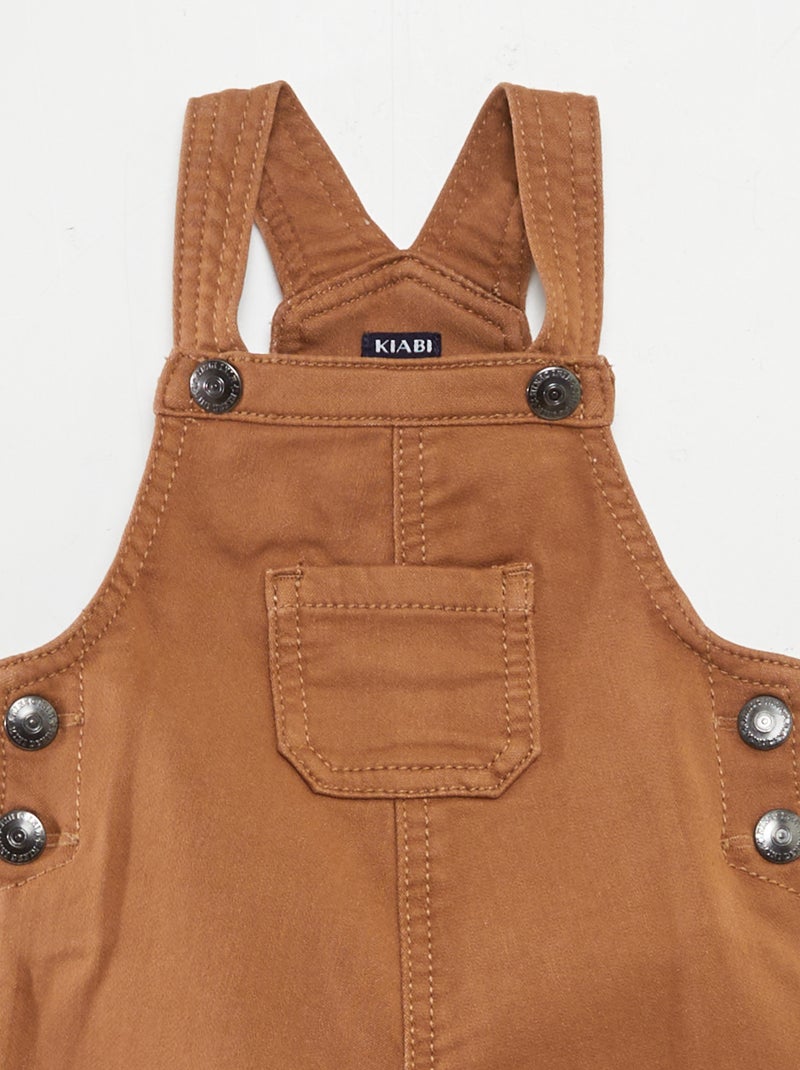 Tuinbroek met drukknopen BIEGE - Kiabi