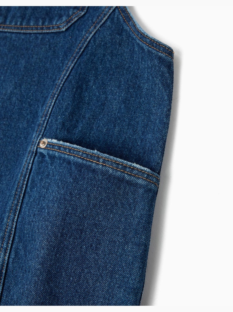 Tuinbroekrok, MO Fashion Blauw - Kiabi