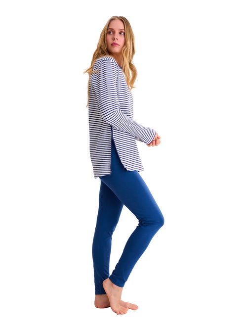 Tuniek met lange mouwen legging pyjama infinity - Kiabi Tuniek met lange mouwen legging pyjama infinity - Kiabi