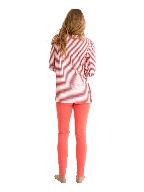 Tuniek met lange mouwen legging pyjama infinity - Kiabi Tuniek met lange mouwen legging pyjama infinity - Kiabi