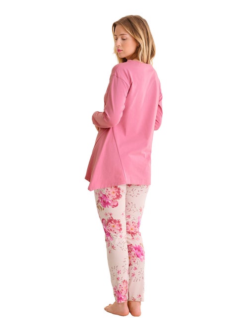 Tuniek met lange mouwen legging pyjama robin - Kiabi Tuniek met lange mouwen legging pyjama robin - Kiabi