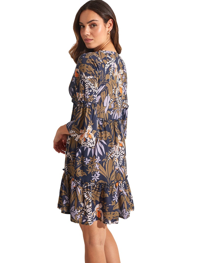 Tunique estivale amazonia Bleu marine - Kiabi