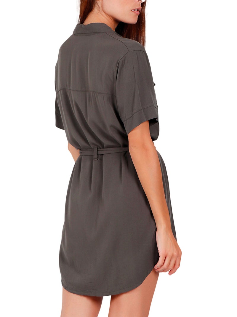 Tunique estivale chemise dubarry Kaki - Kiabi