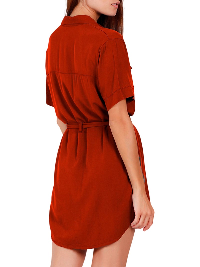 Tunique estivale chemise dubarry Rouge - Kiabi