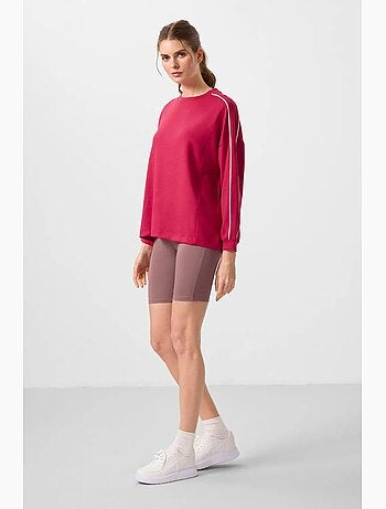 Tunique longue oversize à rayures tommy