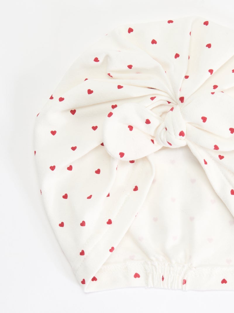 Turban imprimé Beige - Kiabi