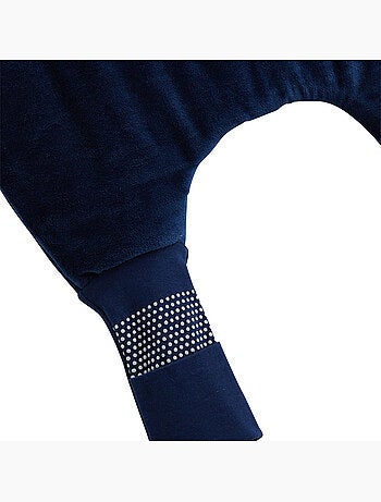 Turbulette d'hiver en velours avec pieds retroussables et manches amovibles ollie