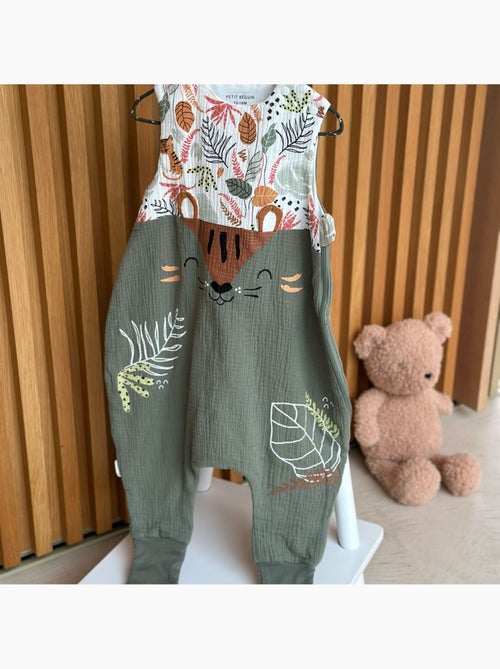 Turbulette d'?t? en gaze de coton avec pieds retroussables Dumbea - Kiabi Turbulette d'?t? en gaze de coton avec pieds retroussables Dumbea - Kiabi