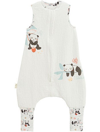 Turbulette TOG 1 en gaze de coton avec pieds retroussables Bento