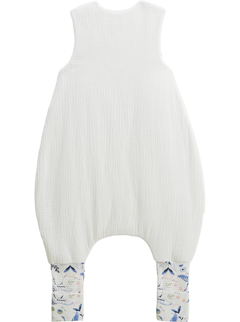 Turbulette tog2 en gaze de coton avec pieds retroussables tiana Ecru - Kiabi
