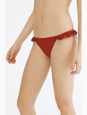 Tuva frill side bas de bikini penti